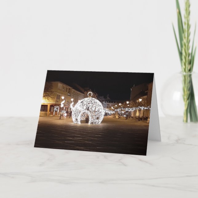 Jul i Esztergom Hungary blank blank card Kort (Framsida)