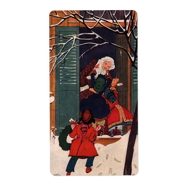 Jul i farmors hus fraktsedel (Framsidan)