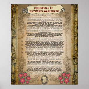 Jul i Fezzwigs lagerhus, jul Sång   Poster