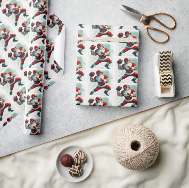 Jul i fotbollsspelaren presentpapper (Hantverk)