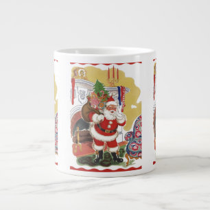 Jul i gammal stil, Glad Tomte med presenter Jumbo Mugg