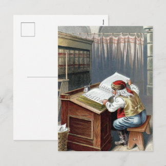 Jul i gammal stil, Sankt Nikolaus snäll eller elak Helg Vykort