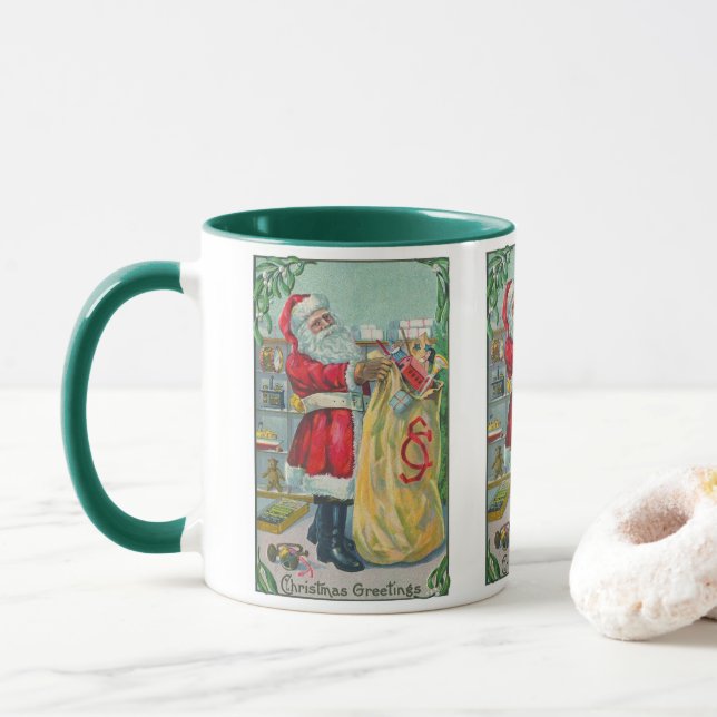 Jul i gammaldags stil, Victoriaskt jultomte med le Mugg (Med munk)