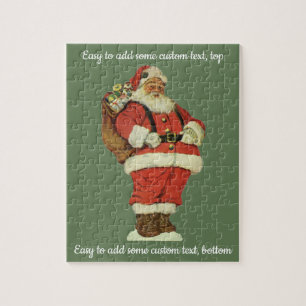 Jul i gammaldagsstil, Victorian Santa Claus med le Pussel