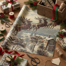 Jul i gammaldagsstil, viktoriansk jultomte i släde