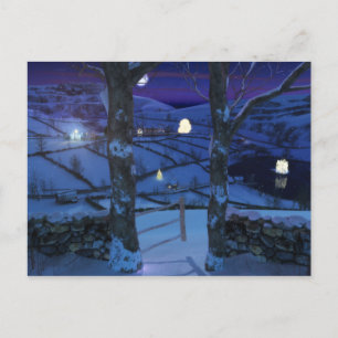 Jul i Glen Postcard Vykort