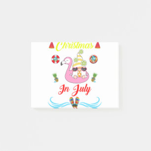 Jul i Gnomes i juli Post-it Block
