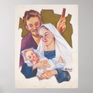 Jul i heligans familj - Kulhanek 1978 Skriv ut Poster