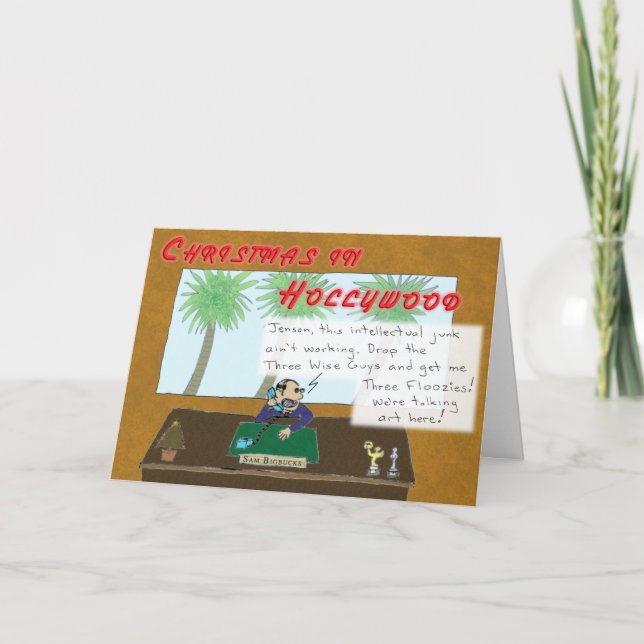 Jul i Hollywood Helgkort (Framsida)