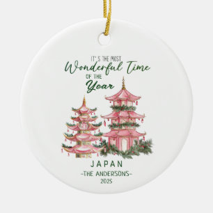 Jul i Japans Anpassningsbar Travel Julgransprydnad Keramik