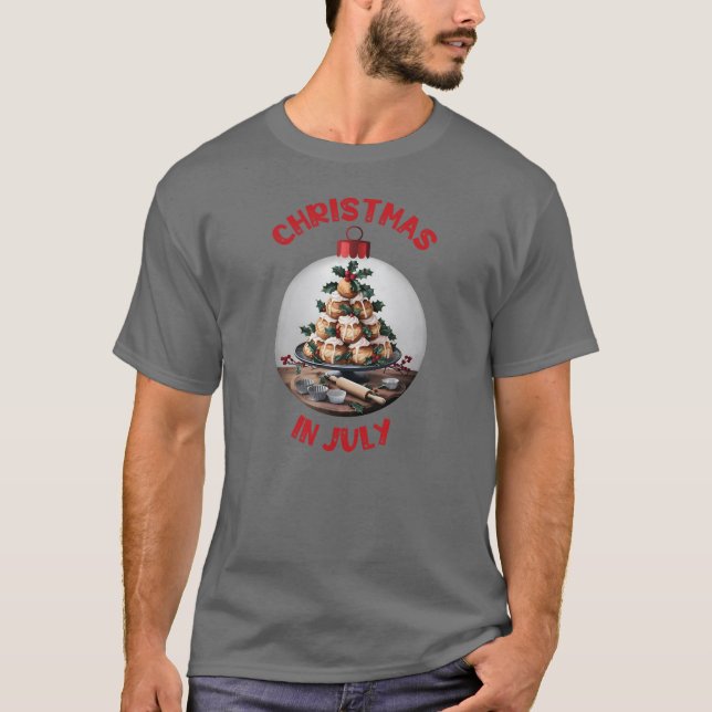 Jul i jul, Bauble Profiteroles T Shirt (Framsida)