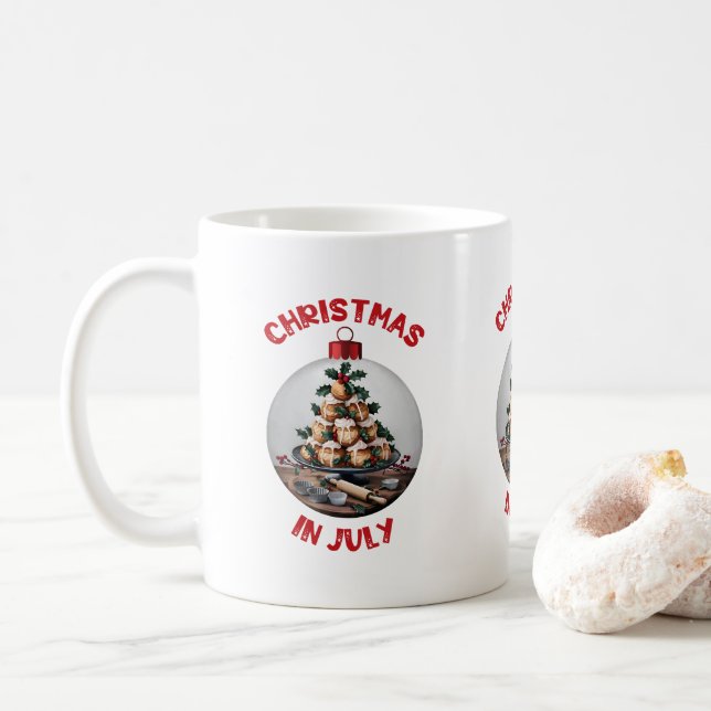 Jul i julen, Bauble Profiteroles Kaffemugg (Med munk)