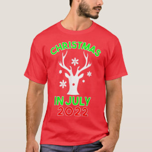 Jul i juli 2022: Reindeer Snö Merry Santa S T Shirt