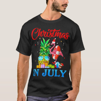 Jul i juli Ananas Julafton Träd T Shirt