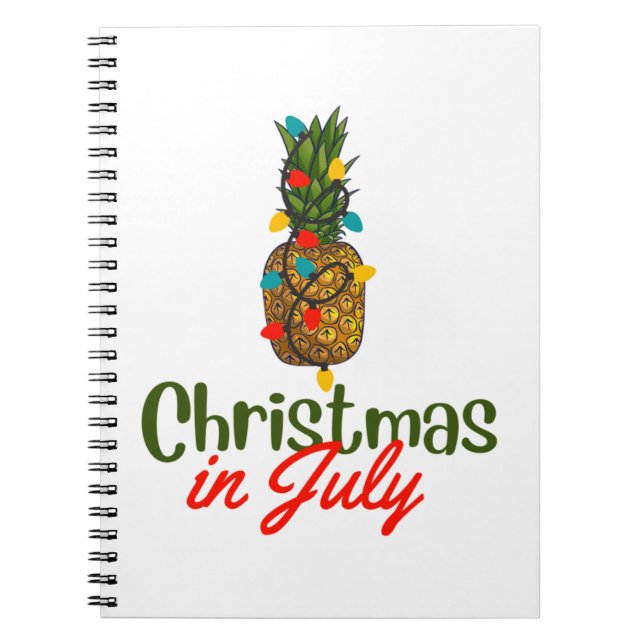 Jul i juli anteckningsbok (Framsidan)