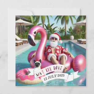 Jul i juli Bassäng Party med Jultomten Invi Spara Datumet
