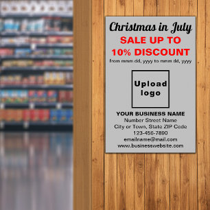 Jul i juli Business Sale Grått Poster