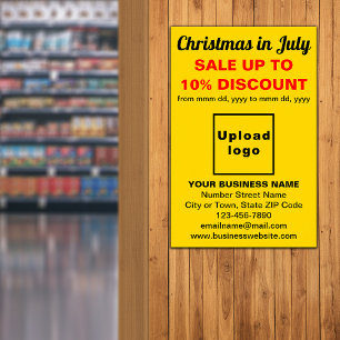 Jul i juli - Business Sale Gult Poster