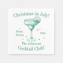 Jul i juli Cocktail Party Pappersservett