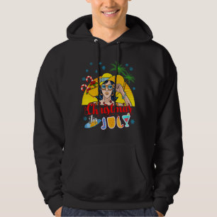 Jul i juli Cute Girl Sunglasses Beach Summe Hoodie