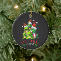 Jul i juli Cute Santa Frogs Squad Tropical