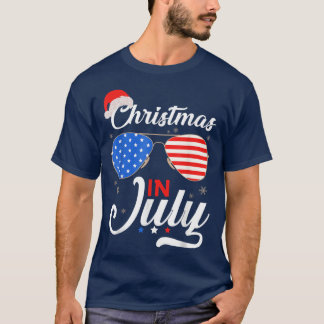 Jul i juli, den 4 juli, Beach Sommaren C T Shirt