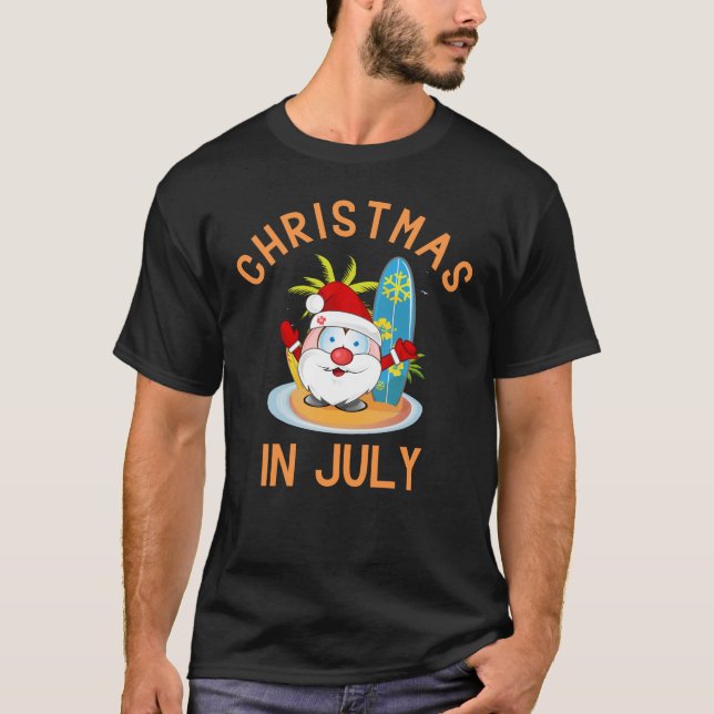 Jul i juli, den konstiga sommaren t shirt (Framsida)