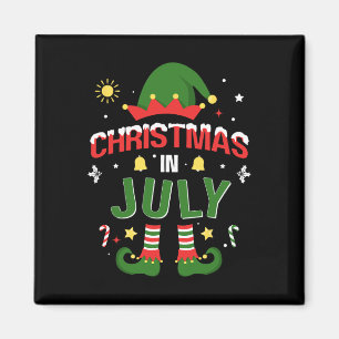 Jul i juli: Elf för sommaren Julafton Magnet