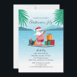 Jul i juli: Familjesommartid, Beach Party Inbjudningar<br><div class="desc">Coola,  roligt,  god jul i juli Sommarfest för vänner och familj att fira din sommarfamilj party eller försenad jul. Anpassa det här kortet genom att klicka på knappen "Anpassa" ovan för att ändra platshållartexten</div>