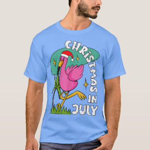 Jul i juli: Flamingo Cute Beach Summer T Shirt