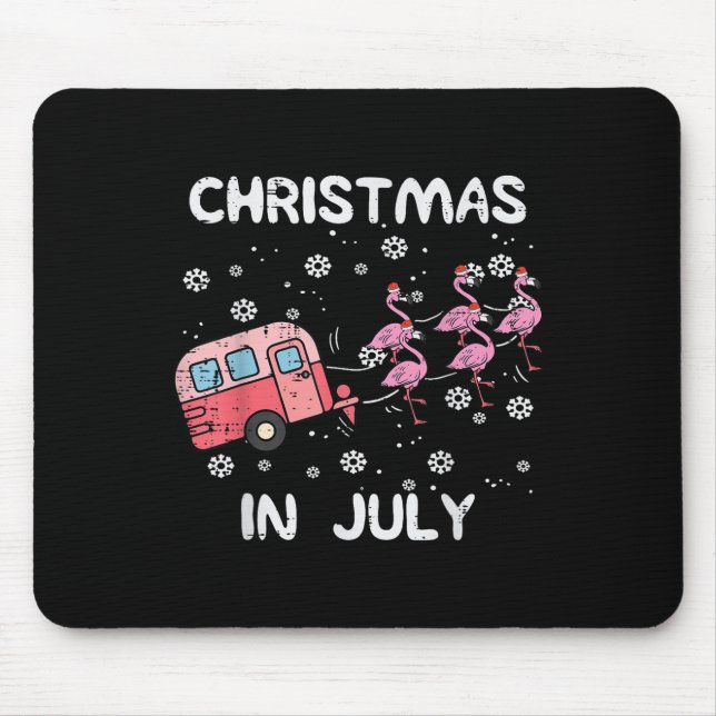 Jul i juli Flamingo Trailer Sommar Julafton Cam Musmatta (Framsidan)
