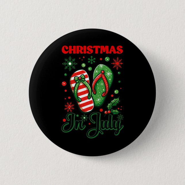 Jul i juli Flinflip flops Julafton Flinflip flops  Knapp (Framsida)