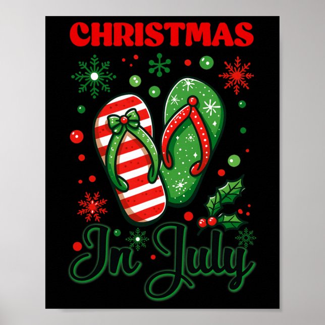 Jul i juli Flinflip flops Julafton Flinflip flops  Poster (Framsidan)