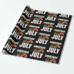 Jul i juli Flinflip flops Sommar Beach Julafton Presentpapper<br><div class="desc">Den perfekt Julafton eller den vita elefantpresenten för 25 december eller jul i juli!</div>