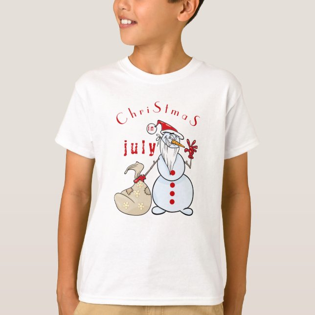 Jul i juli Frostims Bag i juli T Shirt (Framsida)