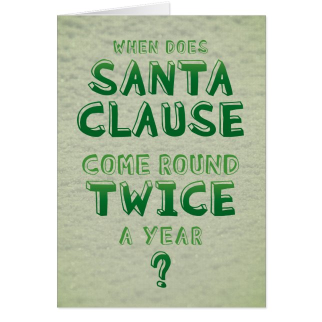 Jul i Juli Hälsningskort (Framsidan)