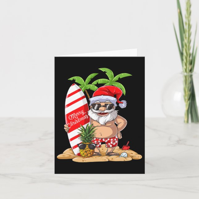 Jul i juli: Hawaii Surfing Gifts Sum Kort (Framsida)