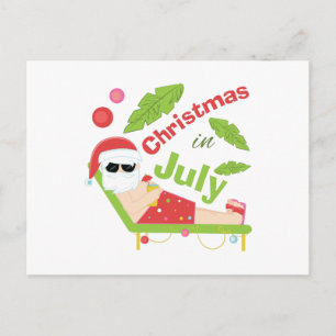 Jul i juli helg vykort
