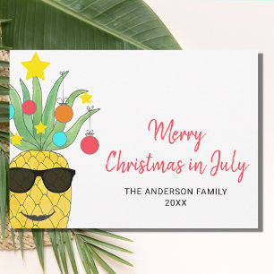 Jul i juli-Helgdag Julkort