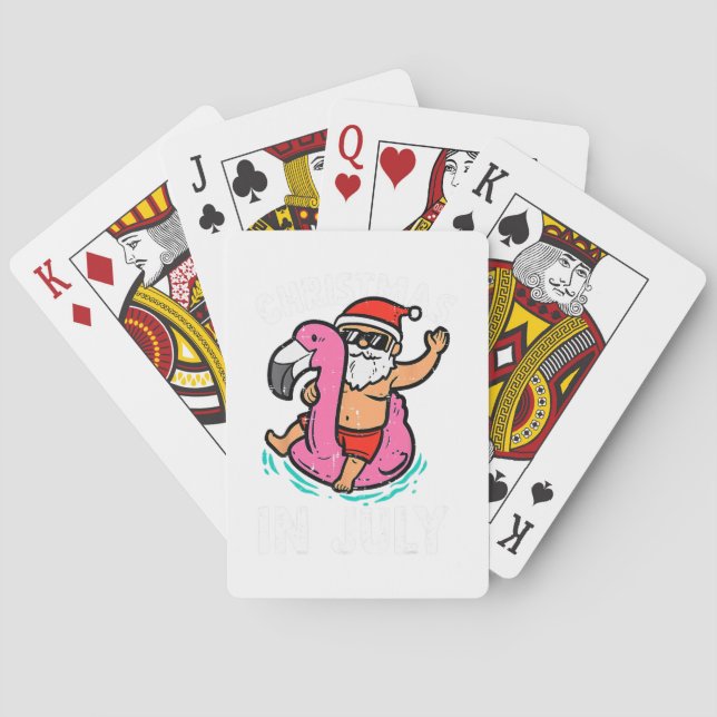 Jul i juli: Ingen Cookies Bara Cocktails Sommar Casinokort (Baksidan)