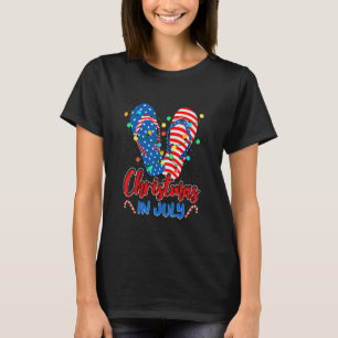 Jul i juli Julafton-familjen, sommartid Flinflip f T Shirt