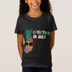 Jul i juli: Julafton Tropiska ananas frukt ska var T Shirt