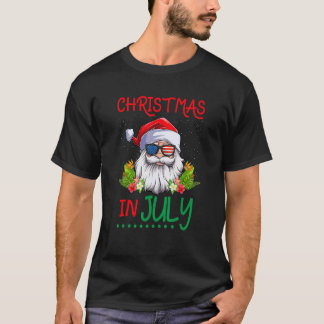 Jul i juli Jultomten Julafton Sommarbuss T Shirt