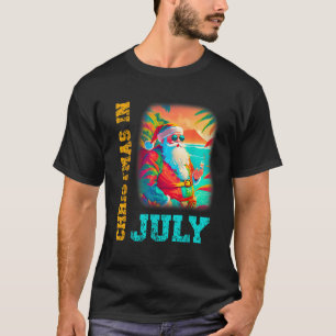 Jul i juli, jultomten, sommaren t shirt