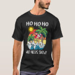 Jul i juli: jultomten Surfing Summer Beach Vaca T Shirt<br><div class="desc">Jul i juli,  jultomten,  sommarklocka.</div>