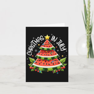 Jul i juli Kvinnor i Manar Kids Watermelon Julafto Kort