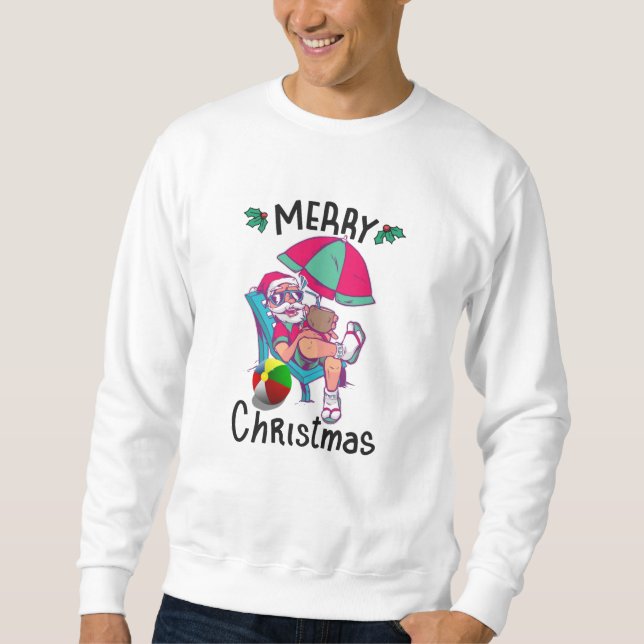 Jul i juli lång ärmad tröja (Framsida)