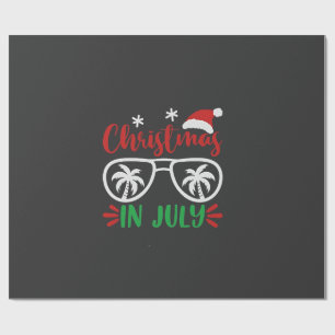 Jul i juli - Ljuny Julafton Santa Vacation Sommar Presentpapper