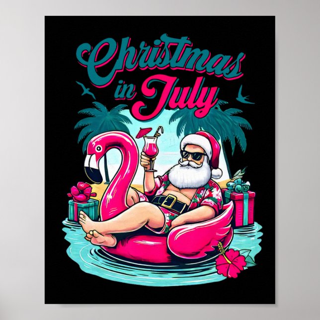 Jul i juli: Lugn och ro i Beach Poster (Framsidan)
