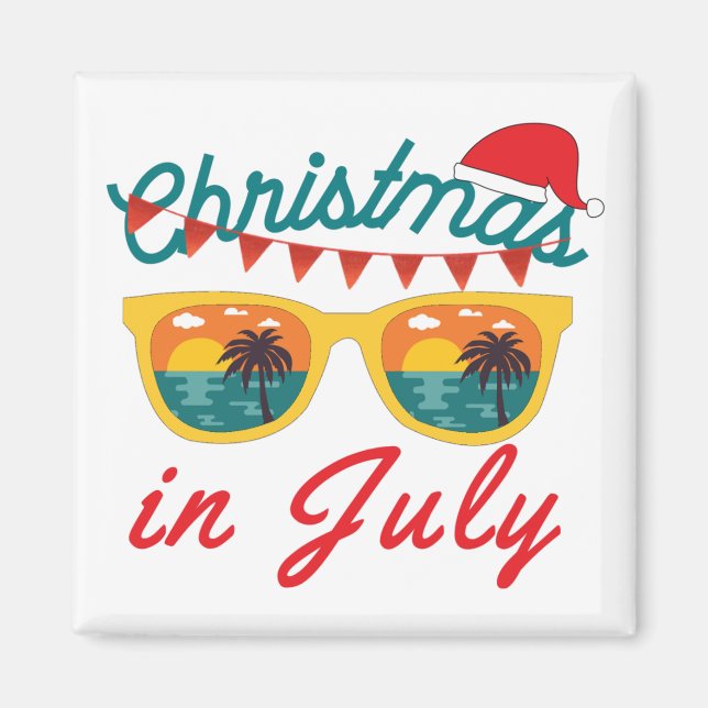 Jul i juli magnet (Framsidan)
